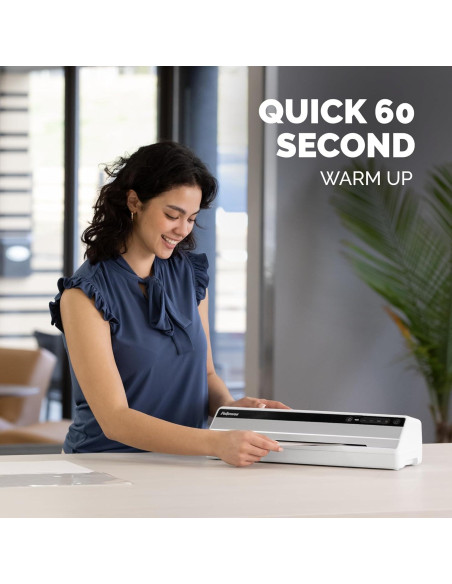 Laminadora Térmica Fellowes Saturn 125, 31.75 cm, Rápida y Sin Atascos