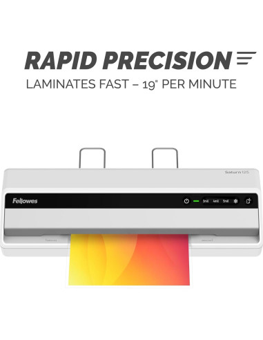Laminadora Térmica Fellowes Saturn 125, 31.75 cm, Rápida y Sin Atascos