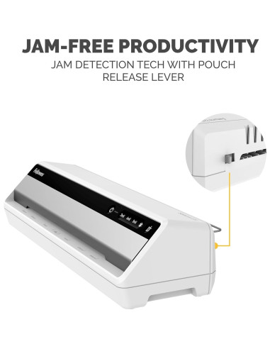 Laminadora Térmica Fellowes Saturn 125, 31.75 cm, Rápida y Sin Atascos