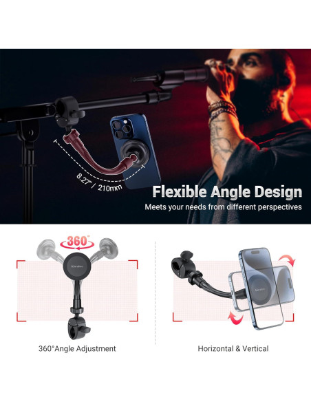 Soporte para Teléfono de Micrófono Jinjiacheng MSPH-1 Ajustable