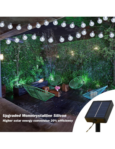Luces Solares de Cadena USOKYO 200 LED 33.5m Exterior