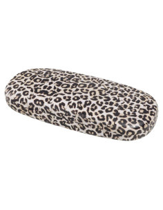 Funda Dura para Gafas MoKo Leopardo con Paño de Limpieza