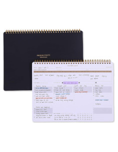 Planificador Semanal ZERONE CENTRE A4 - 54 Hojas Organizador