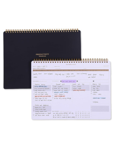 Planificador Semanal ZERONE CENTRE A4 - 54 Hojas Organizador