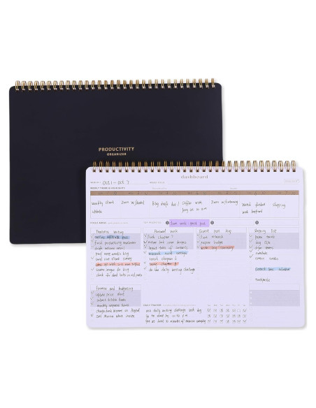 Planificador Semanal ZERONE CENTRE A4 - 54 Hojas Organizador