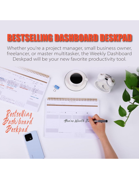 Planificador Semanal ZERONE CENTRE A4 - 54 Hojas Organizador