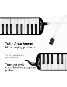 Melódica EROK 32 Teclas Negra con Bolsa de Transporte 2