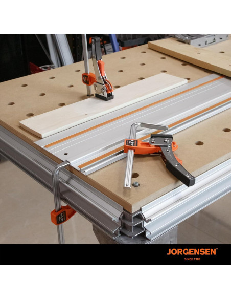 Abrazadera de Mesa Jorgensen 16.8 cm con Traba Rápida 181.4 kg