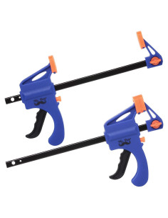 Abrazaderas de Carpintería Mr. Pen 10.16 cm Paquete de 2 Azul