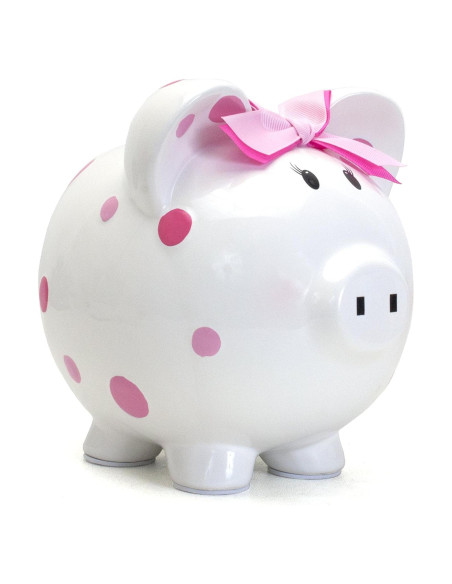 Hucha de Cerámica Rosa Child to Cherish 20.32x17.78 cm