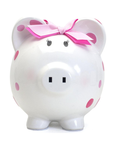 Hucha de Cerámica Rosa Child to Cherish 20.32x17.78 cm