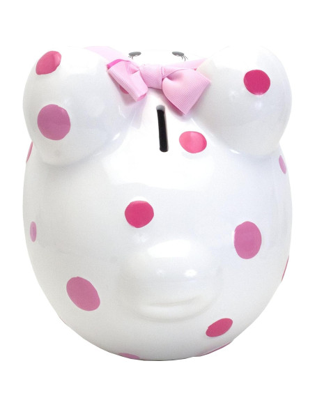 Hucha de Cerámica Rosa Child to Cherish 20.32x17.78 cm