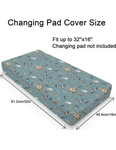 Funda de Cambiador de Bebé Caza de Patos Unisex 81x41 cm 2