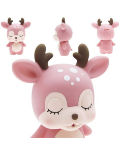 Alcancía Irrompible Ciervo Rosa H&W 19.3x10.2x15.2 cm 2