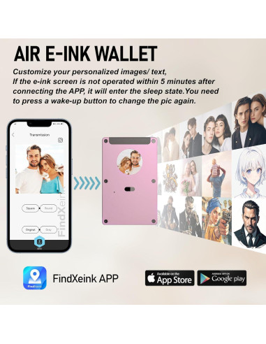 Billetera Inteligente HPSH Air con Pantalla E-Ink y RFID