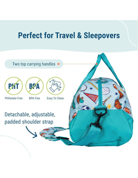 Bolsa de viaje Wildkin para niños 45.72x22.86x22.86 cm