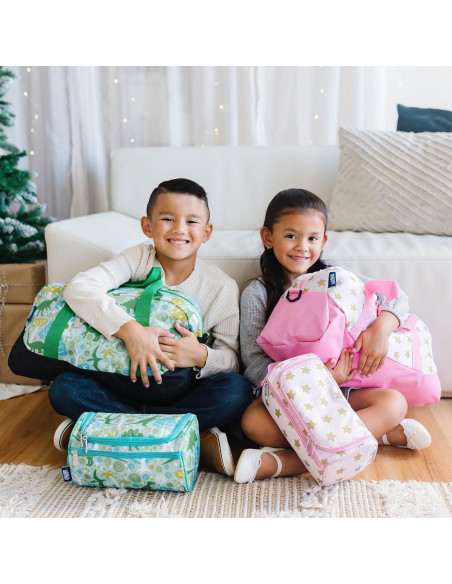 Bolsa de viaje Wildkin para niños - Dinosaurios Dinomite 45.7x22.9cm