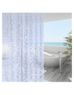 Forro de Cortina de Ducha WellColor 91x183 cm EVA Translucido
