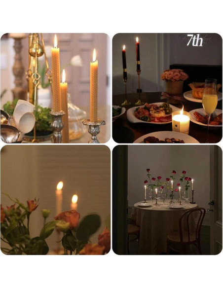 Kit de Fabricación de Velas Phinicco 12 Hojas Cera Abeja 20x20cm