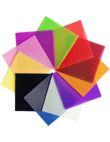 Kit de Fabricación de Velas Phinicco 12 Hojas Cera Abeja 20x20cm