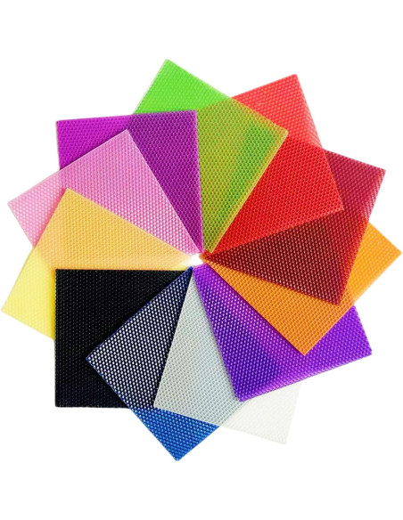 Kit de Fabricación de Velas Phinicco 12 Hojas Cera Abeja 20x20cm