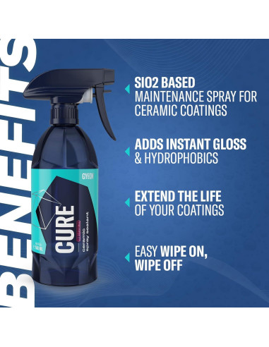 GYEON Cure Redefined Spray Cerámico Hidrofóbico 500ml