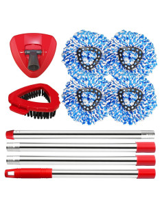 Cabezal de Mopa y Cepillo Pkulater para RinseClean Azul