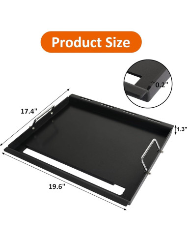 Insert de Plancha BBQ-PLUS para Parrillas Weber Spirit 200