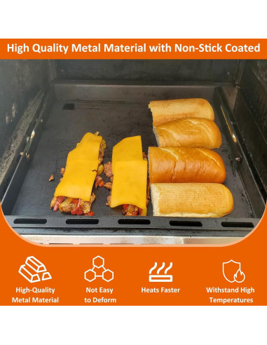 Insert de Plancha BBQ-PLUS para Parrillas Weber Spirit 200