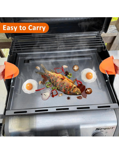 Insert de Plancha BBQ-PLUS para Parrillas Weber Spirit 200