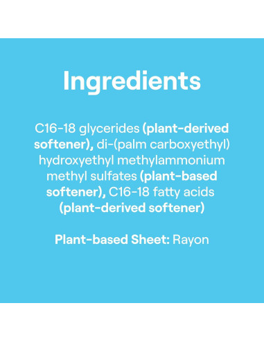 Sábanas para Secadora Seventh Generation Libre y Claro 80 Unidades