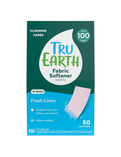 Hojas Suavizante de Tela Tru Earth 50 Unidades Lino Fresco