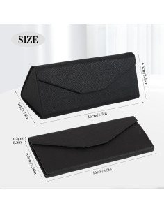 Estuche para Gafas Roran 4 Pack Plegable con Paños de Limpieza 2