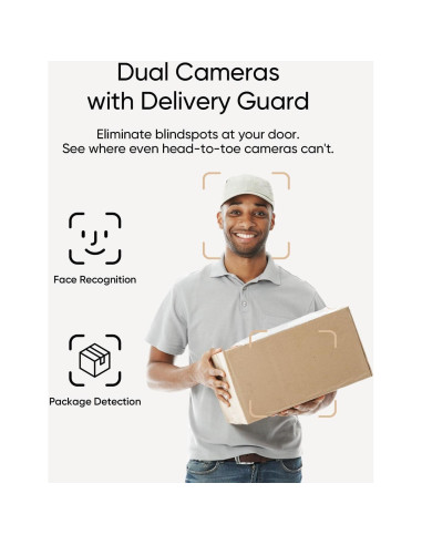 Timbre de Video eufy E340 con SoloCam S340, 2K HD, Batería