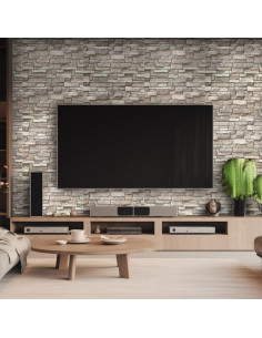 Paneles de Pared 3D Autoadhesivos Yutianli 10PCS Ladrillo Falso 2