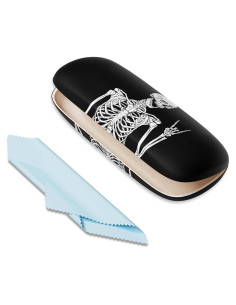 Estuche Duro para Gafas ZAXMEY con Paño de Limpieza