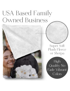Manta Personalizada de Foto Vida Personalizada 76x102 cm Forro Polar 2