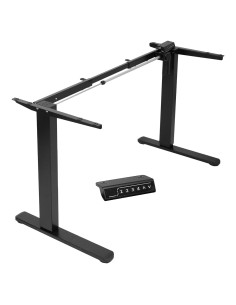 Marco de Escritorio Eléctrico VIVO DESK-100E-RB Ajustable Negro