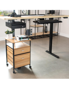 Marco de Escritorio Eléctrico VIVO DESK-100E-RB Ajustable Negro 2