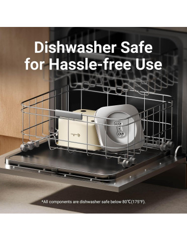 Cuenco de Agua Sin Derrames DownyPaws 3L Acero Inoxidable Beige