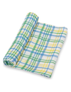 Manta de Envolver LollyBanks 100% Algodón 119x119 cm Cuadros