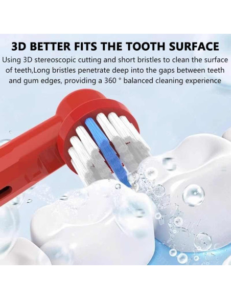 Cabezas de cepillo Oral B Braun 12 unidades limpieza cruzada