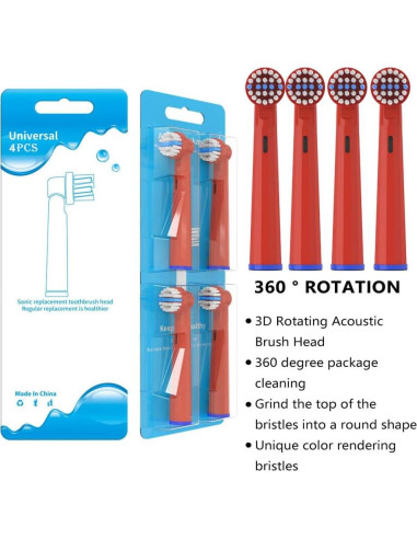 Cabezas de cepillo Oral B Braun 12 unidades limpieza cruzada