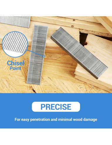 Clavos Brad Galvanizados Meite 18GA 4.45cm 5000 Unidades