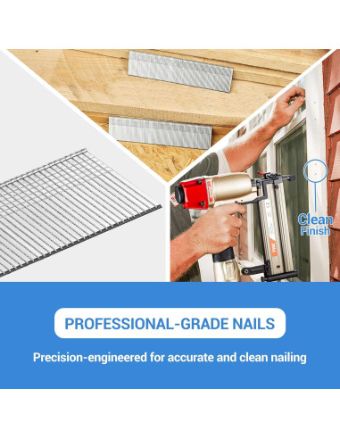 Clavos Brad Galvanizados Meite 18GA 4.45cm 5000 Unidades