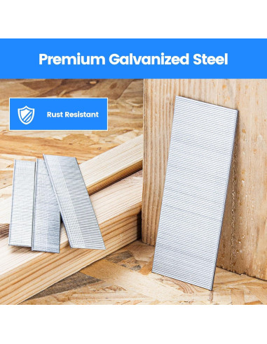 Clavos Brad Galvanizados Meite 18GA 4.45cm 5000 Unidades