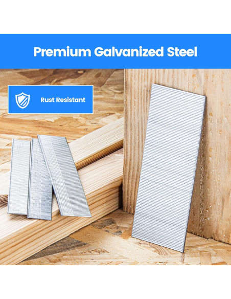 Clavos Brad Galvanizados Meite 18GA 4.45cm 5000 Unidades