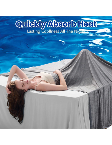 Manta Refrigerante Topcee 127x178cm para Sudores Nocturnos