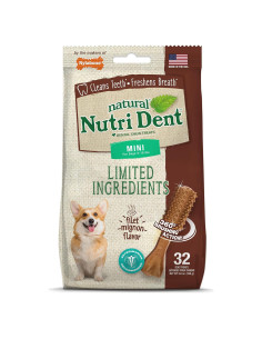 Golosinas Dentales para Perros Nylabone Nutri Dent Filete Mignon 156g