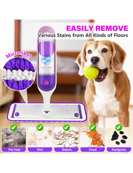 Paños de Mopa Reutilizables ILAVCLEAN 6 Unidades Microfibra